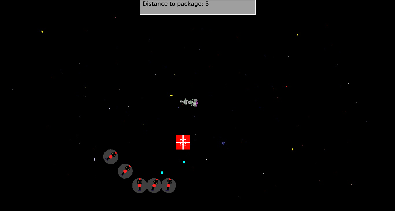 Screenshot of Zero-G gameplay.